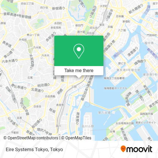 Eire Systems Tokyo map