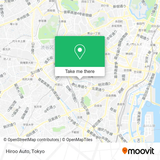 Hiroo Auto map