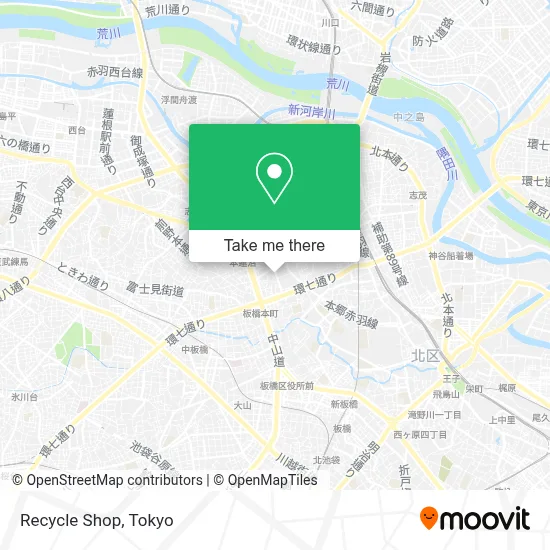 Recycle Shop map