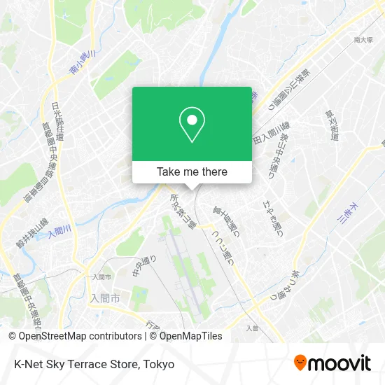 K-Net Sky Terrace Store map