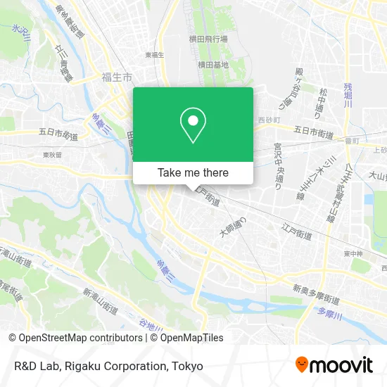 R&D Lab, Rigaku Corporation map