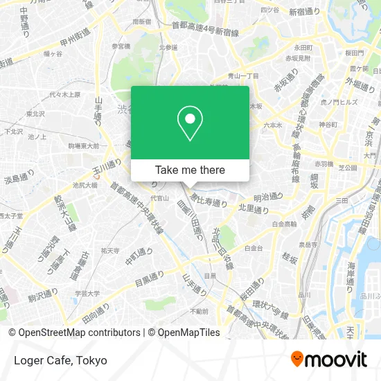 Loger Cafe map