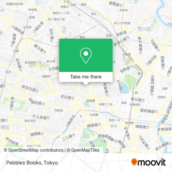 Pebbles Books map