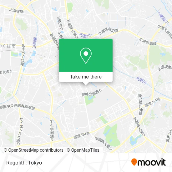 Regolith map