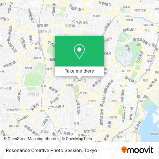 Resonance Creative Photo Session map