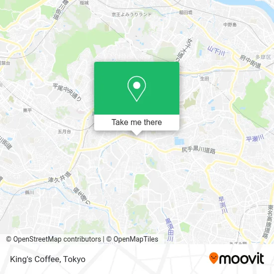 King's Coffee map