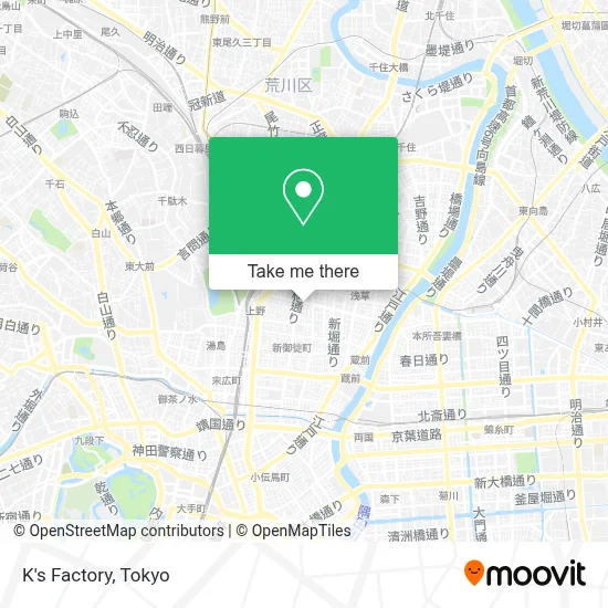K's Factory map