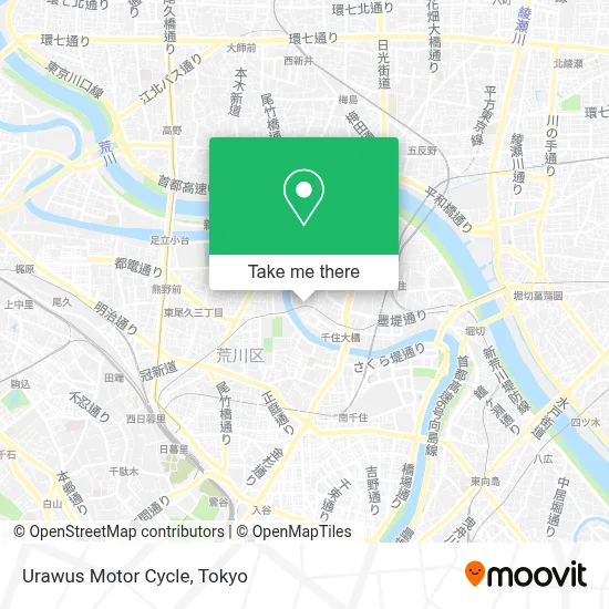 Urawus Motor Cycle map
