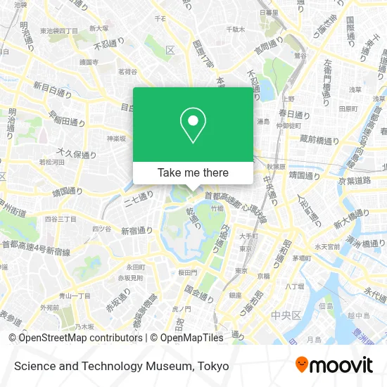 Science and Technology Museum map