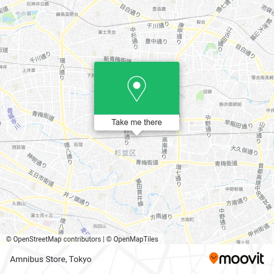 Amnibus Store map