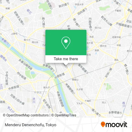 Menderu Denenchofu map