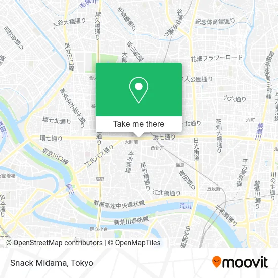 Snack Midama map