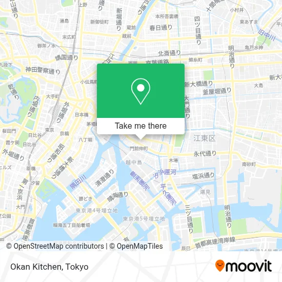 Okan Kitchen map