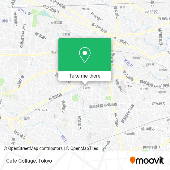 Cafe Collage map