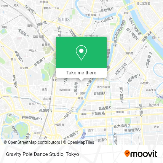 Gravity Pole Dance Studio map