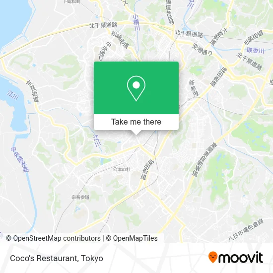 Coco's Restaurant map
