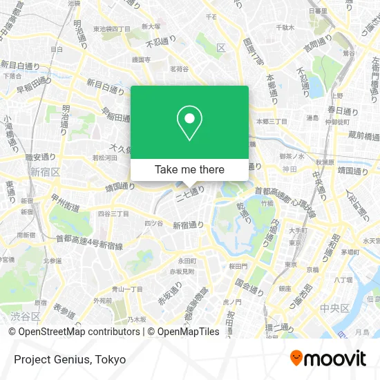 Project Genius map