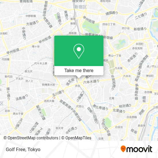 Golf Free map