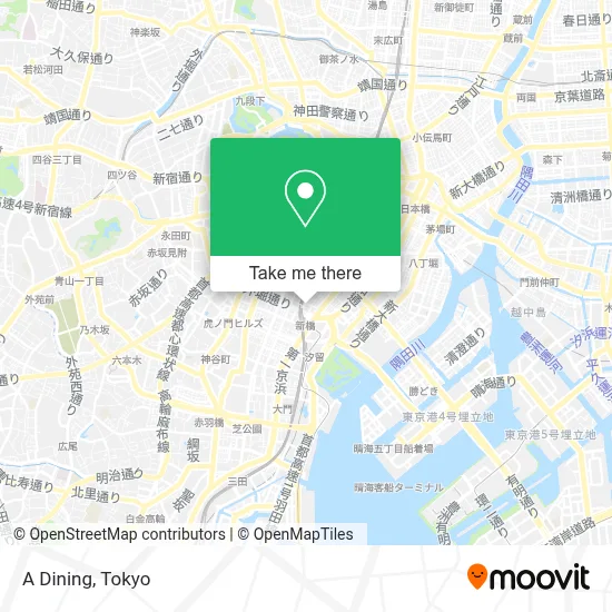 A Dining map