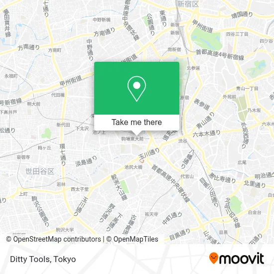 Ditty Tools map