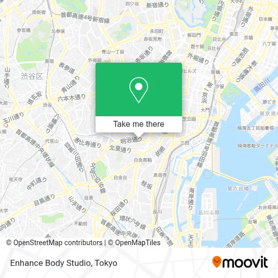 Enhance Body Studio map