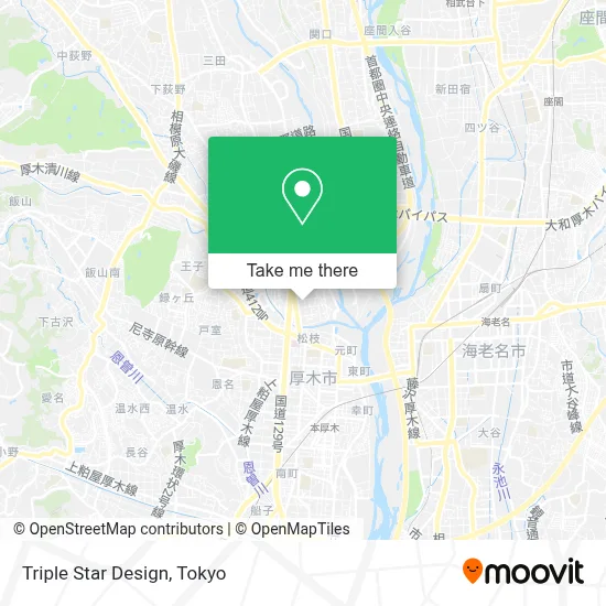 Triple Star Design map