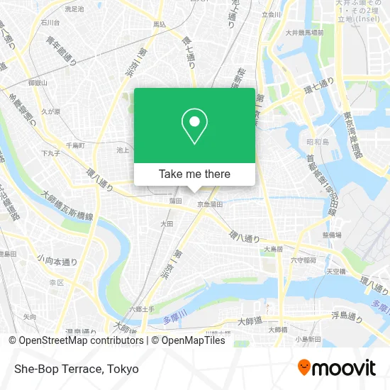 She-Bop Terrace map