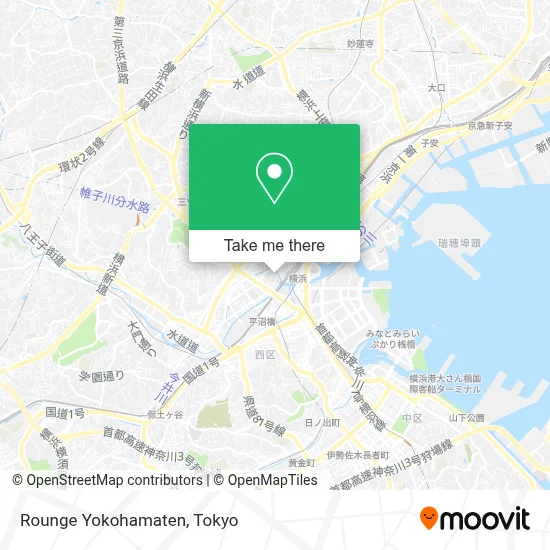 Rounge Yokohamaten map