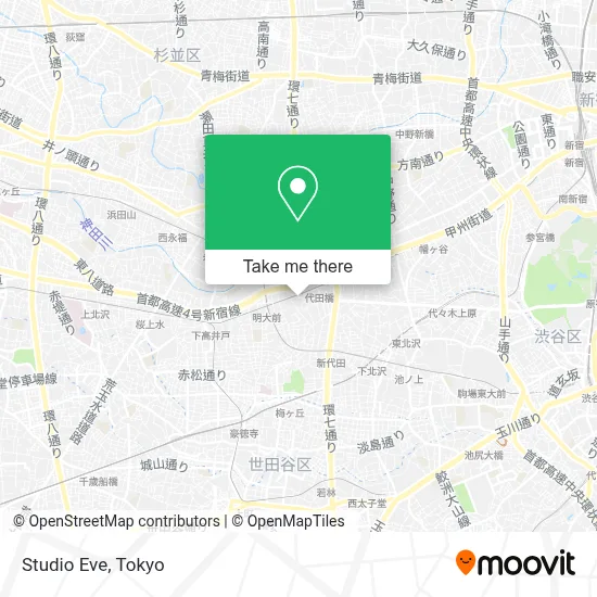 Studio Eve map