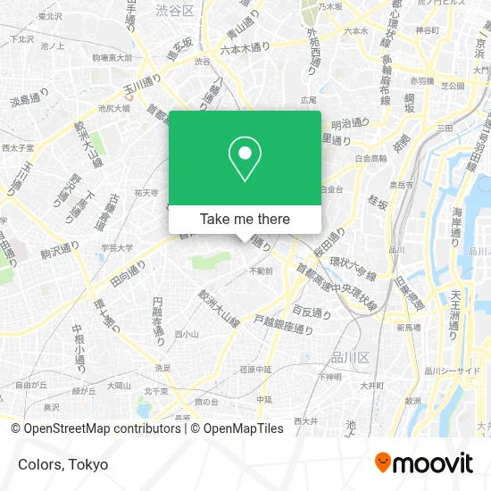 Colors map