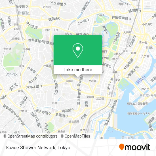 Space Shower Network map