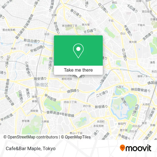 Cafe&Bar Maple map