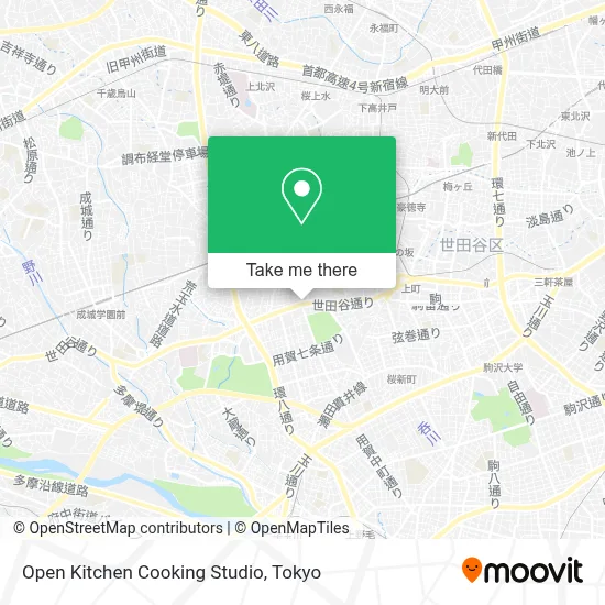 Open Kitchen Cooking Studio map