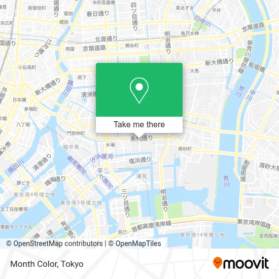 Month Color map