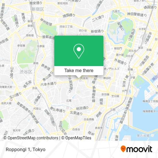 Roppongi 1 map