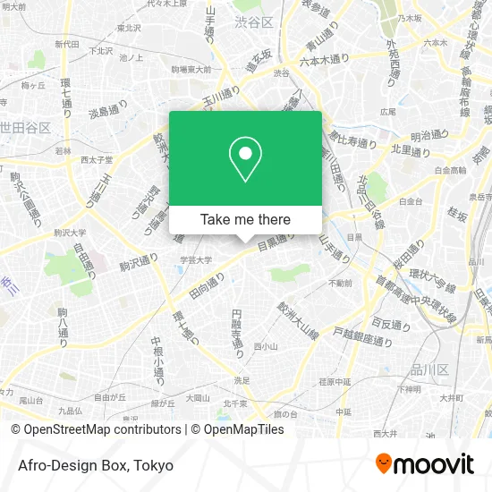 Afro-Design Box map