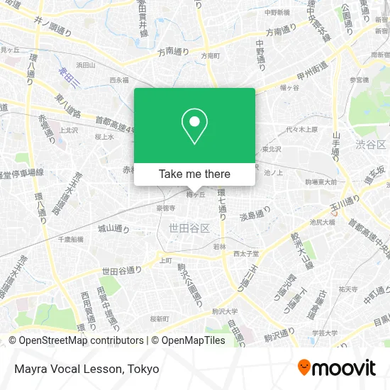 Mayra Vocal Lesson map