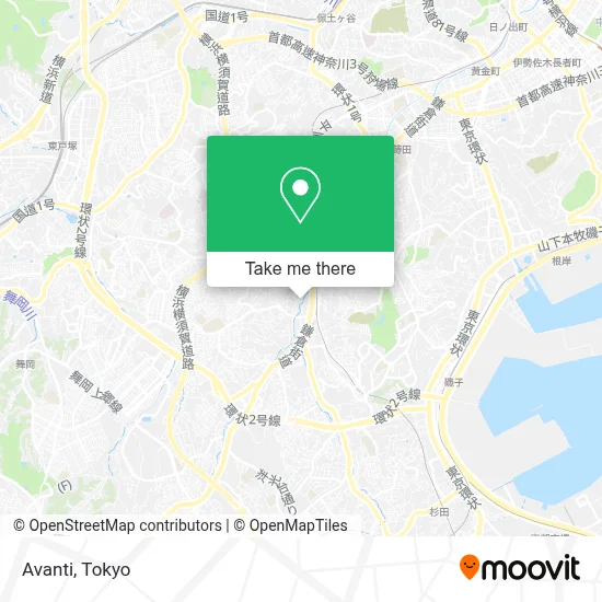 Avanti map