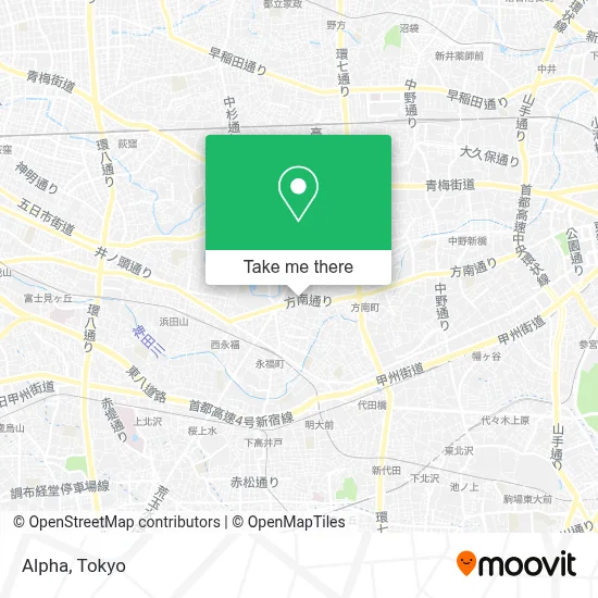 Alpha map