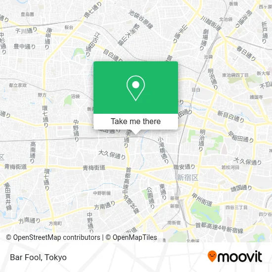 Bar Fool map