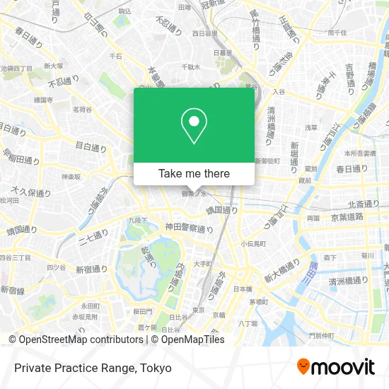 Private Practice Range map