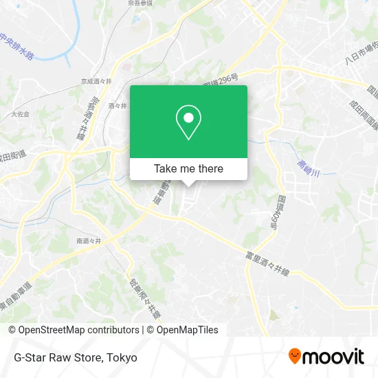 G-Star Raw Store map