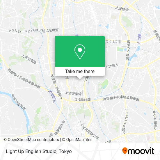 Light Up English Studio map
