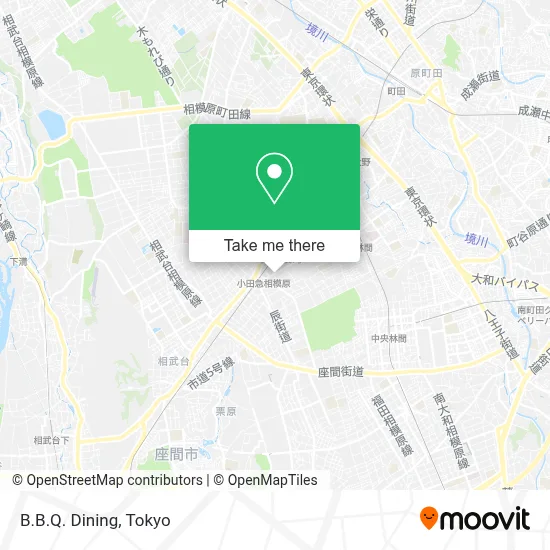 B.B.Q. Dining map