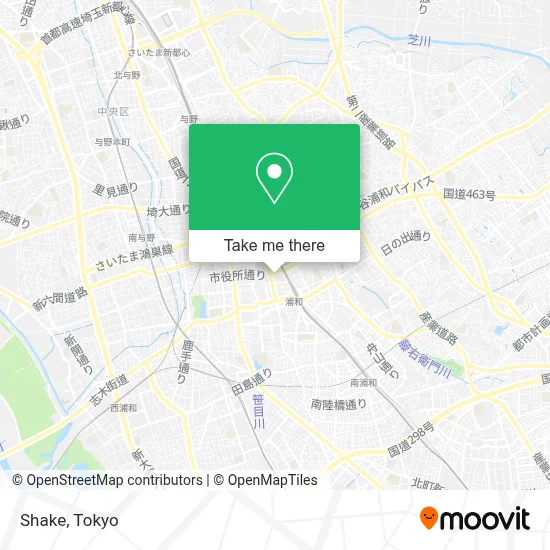 Shake map