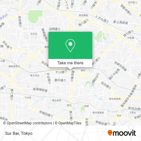 Sur Bar map