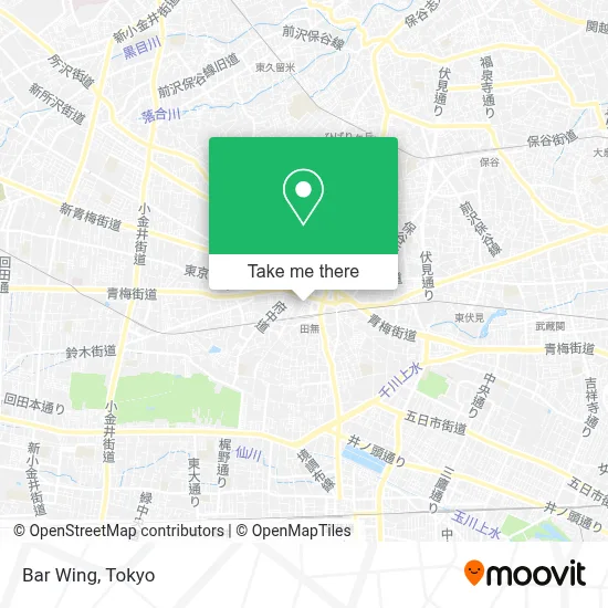 Bar Wing map