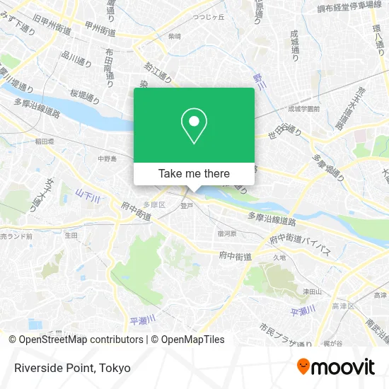 Riverside Point map