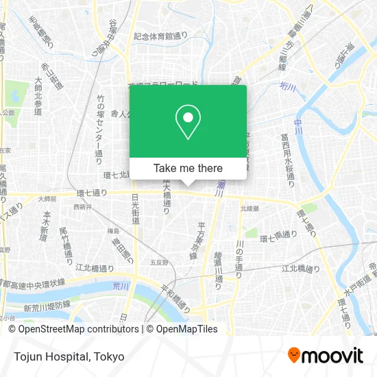 Tojun Hospital map