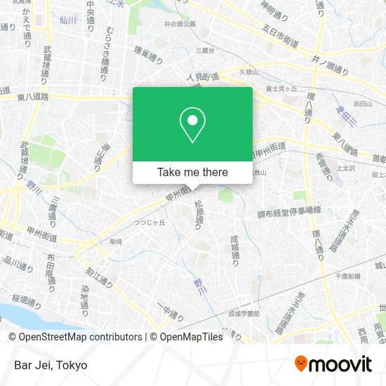 Bar Jei map